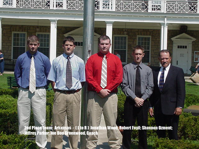 2nd Place Team - Arkansas (Captioned)